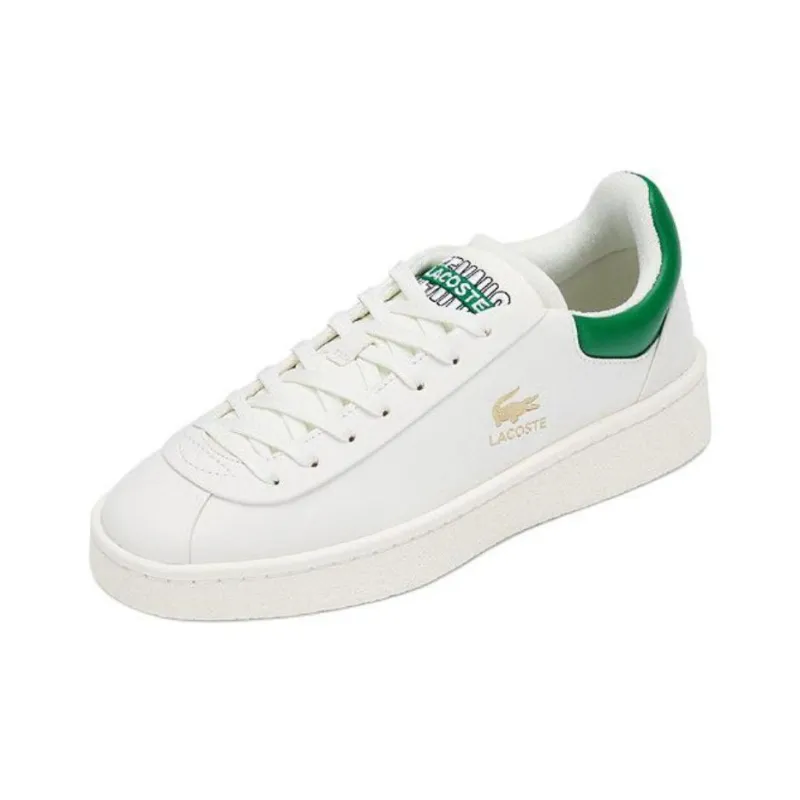 LACOSTE Low Top Skateboard Shoes Women's White-1