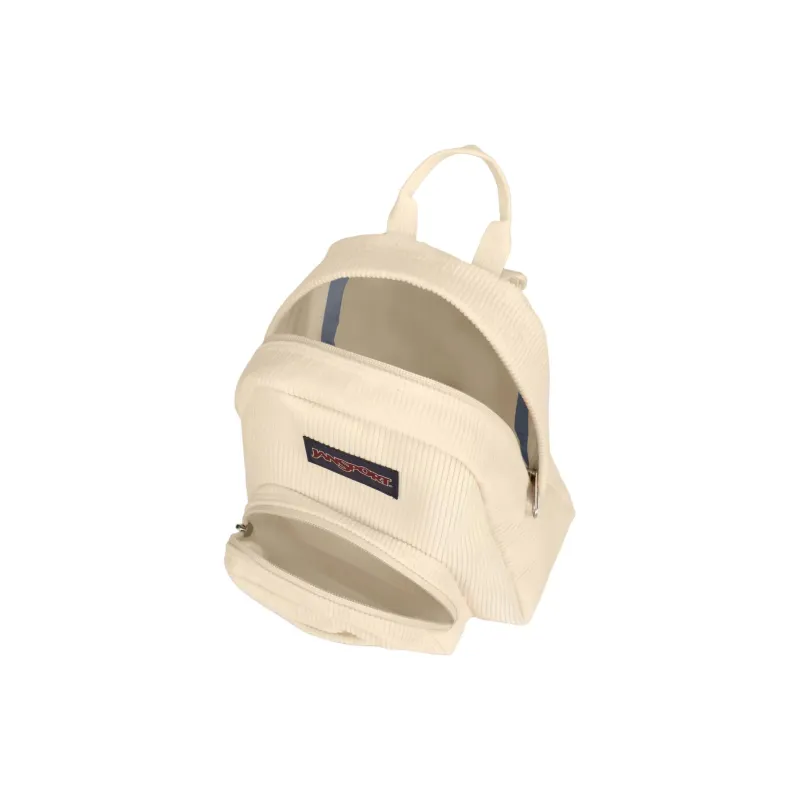 JanSport Recycled Polyester Fabric Blend Backpack Mini Women's Beige-3