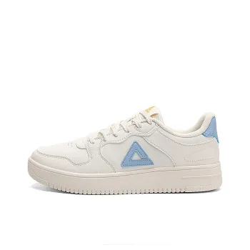PEAK Taichi Air Force 1 Cushioned Wear Resistant Slip Resistant Low Top Skateboard Shoes Men's Canvas White Blue