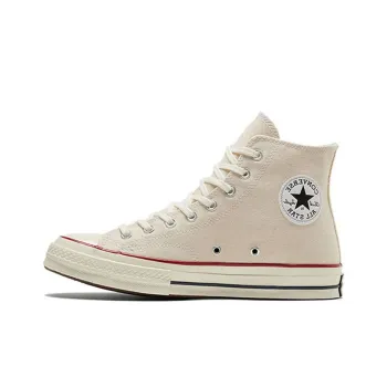 Converse Chuck 70 Anti Slip And Wear Resistant Lightweight High Top Canvas Shoes Unisex Ecru