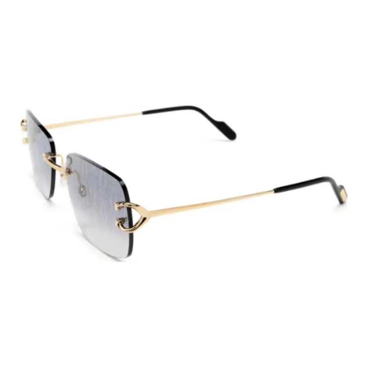 Cartier Rectangle Frame Sunglasses-0