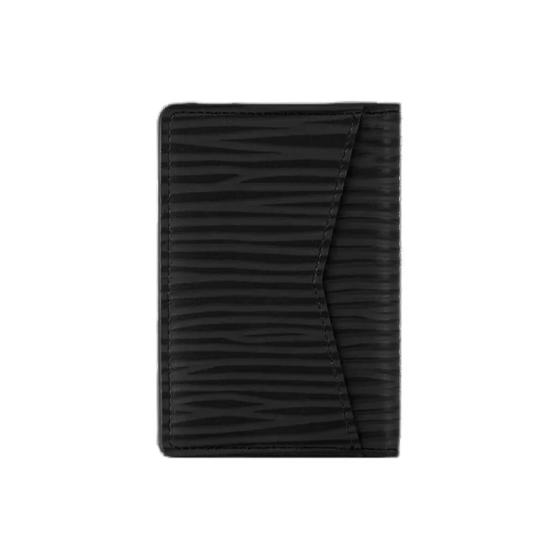 LOUIS VUITTON Epi XL Cow Leather Wallet Unisex Black-1