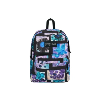 JanSport Recycled Polyester Backpack Medium Size Unisex Blue & Purple