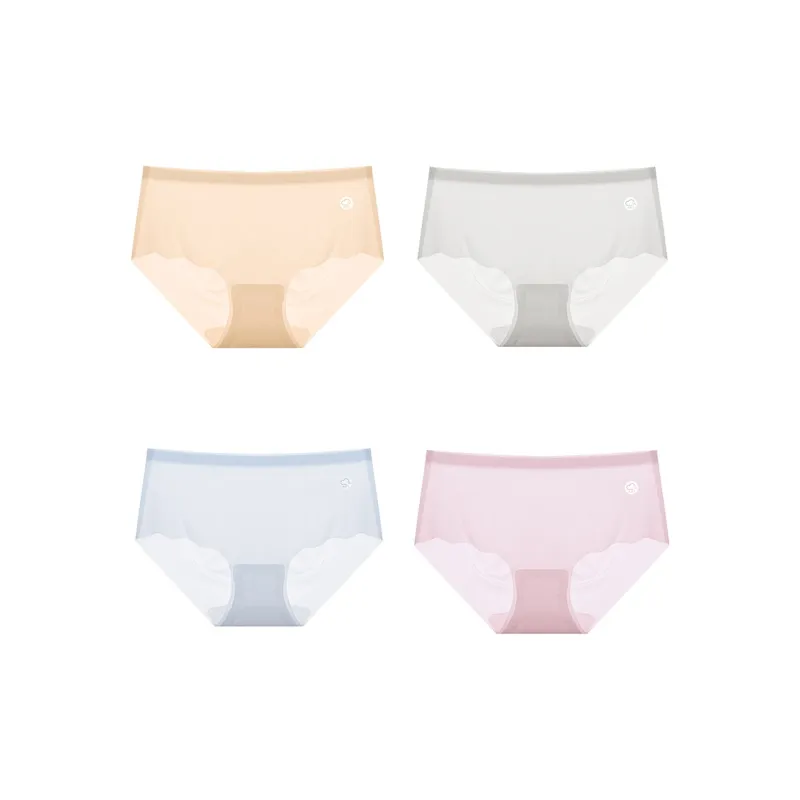Flowers In Water Underpants Women's 4 Pack-9