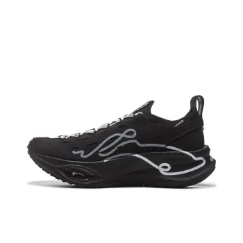 LiNing Cushioning Anti-Slip And Wear-Resistant Low-Top Casual Running Shoes Unisex Black