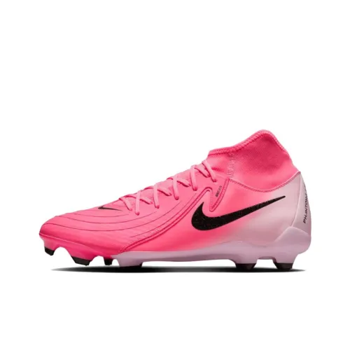 Nike Phantom Luna 2 Soccer Shoes Men Mid-Top Pink/Black