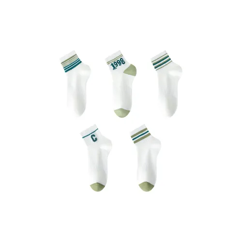NANJIREN Mid-Calf Socks Men's 5 Pack