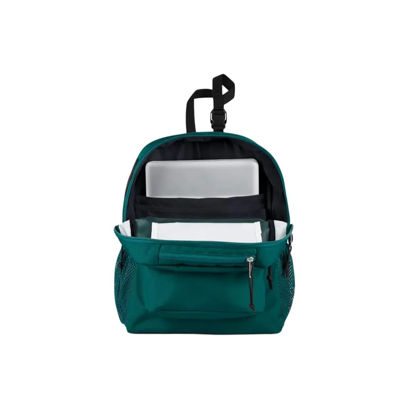 JanSport Recycled Polyester Backpack Unisex Deep Pine-2