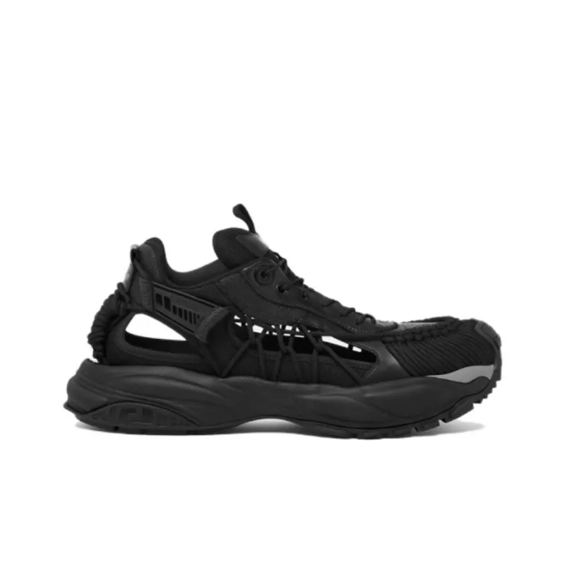 VERSACE Mercury Low Top Casual Shoes Men's Black-1