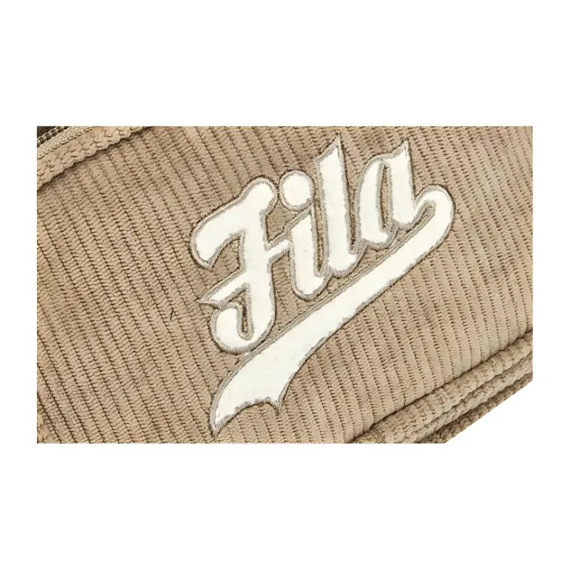 FILA FUSION Fabric Shoulder Bag Crossbody Bag Regular Women's Dungaree Khaki-3