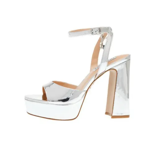 STEVE MADDEN Strap Sandals 13cm Women's Silver