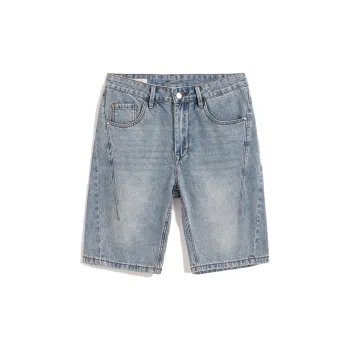 Jeep Denim Shorts Men's Light Blue