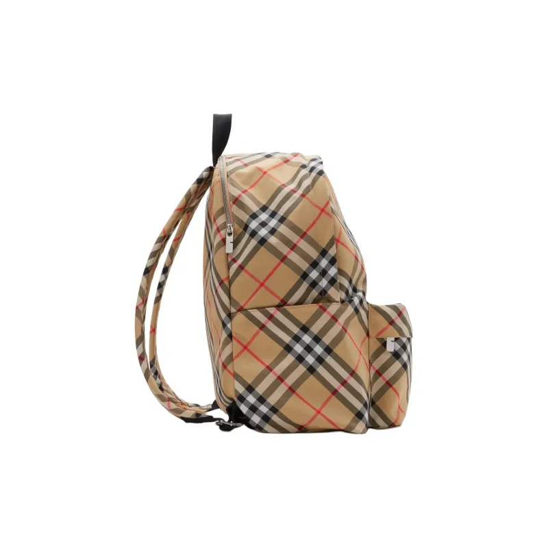 Burberry Canvas Polyester Backpack Men's Sand-5