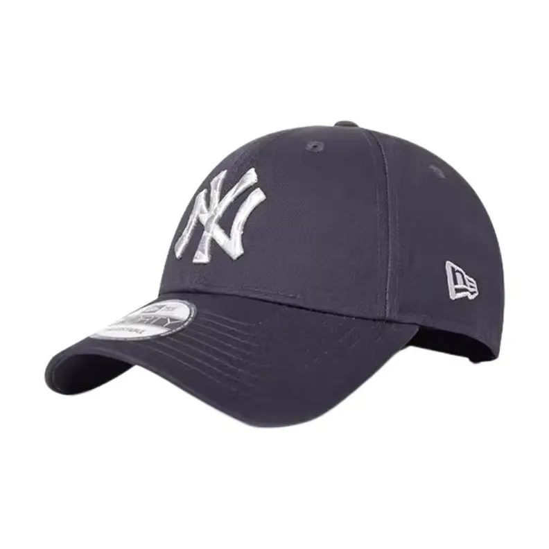 New Era Linen Baseball Caps Unisex Dark Gray-0