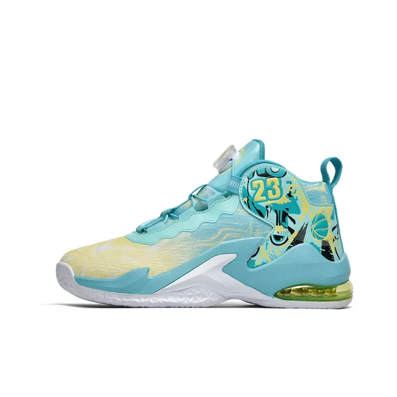 MUSNODO Cushioning, Slip Resistant, Abrasion Resistant, Breathable, Coverage, Rebound Mid Top Basketball Shoes Unisex-7