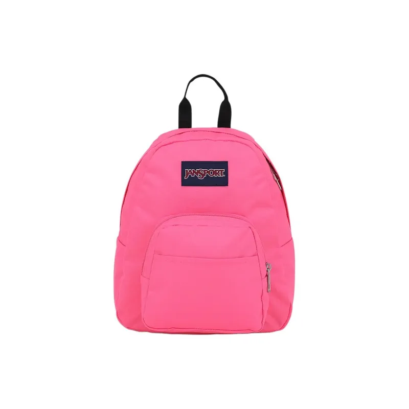 JanSport Recycled Polyester Backpack Mini Unisex Bright Pink-0
