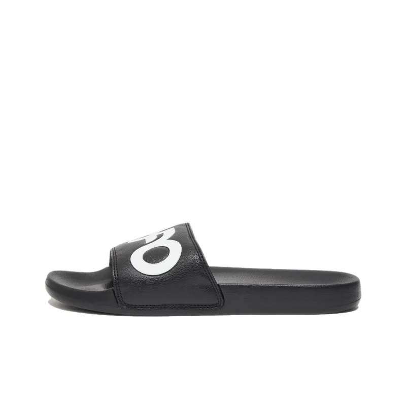 Oakley Slip Resistant Slide Slippers Men's Black White-0