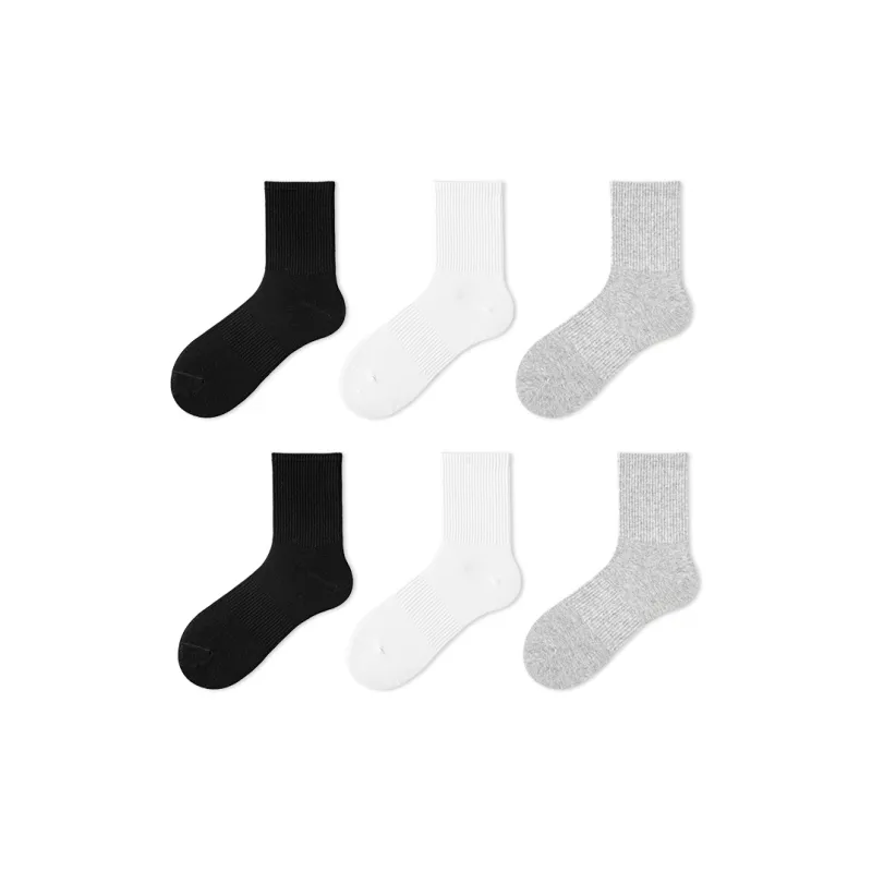 SOIE Mid Calf Socks Unisex 6 Pack-15
