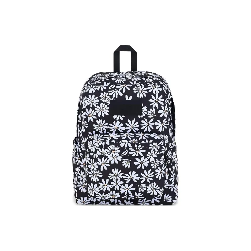 JanSport Recycled Polyester Backpack Women's Black & White-0