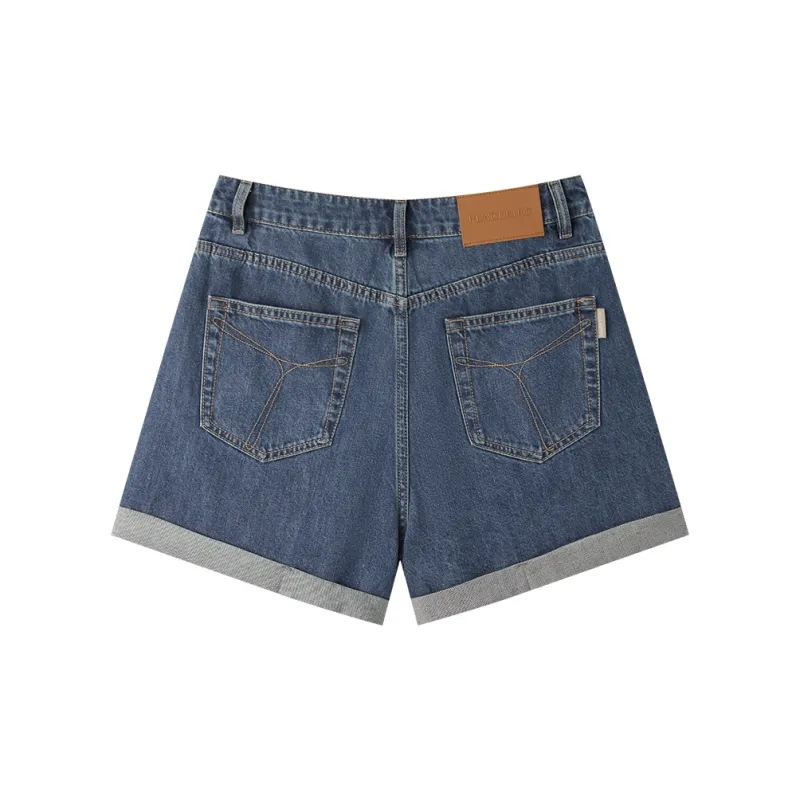 PEACEBIRD Denim Shorts Women's-3
