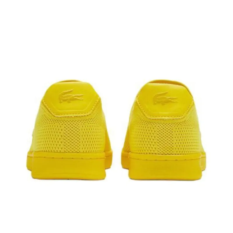 LACOSTE Low Top Skateboard Shoes Men's Yellow-3