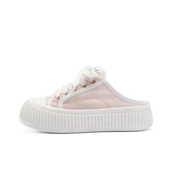 Dafu Leaps Forward Abrasion Resistant Slip Resistant Wrap toe Slippers Women's Pink