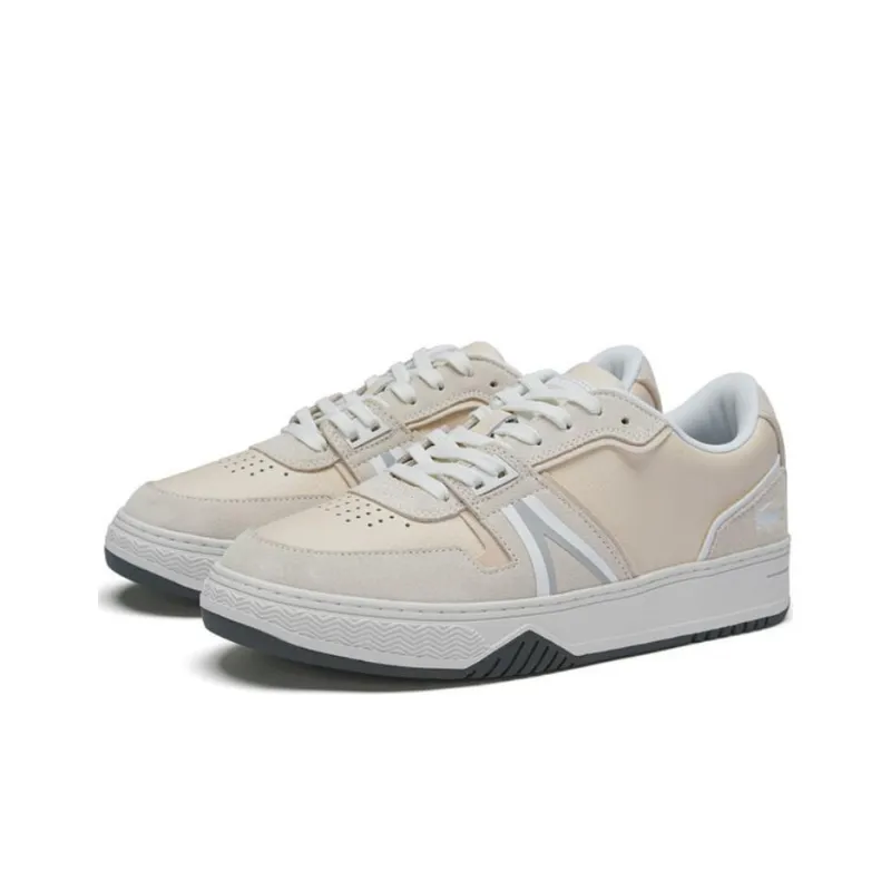 LACOSTE Low-Top Skateboard Shoes Men's Greige-2