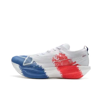 XTEP 160X 5.0 PRO Running Shoes Women's Low Top New White/Sky Blue/Laser Red