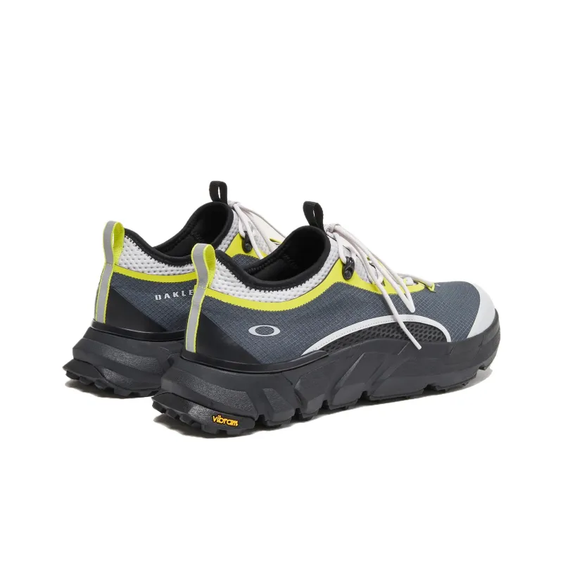 Oakley Abrasion Resistant Waterproof And Breathable Low Top Outdoor Shoes Men's Gray Yellow-5