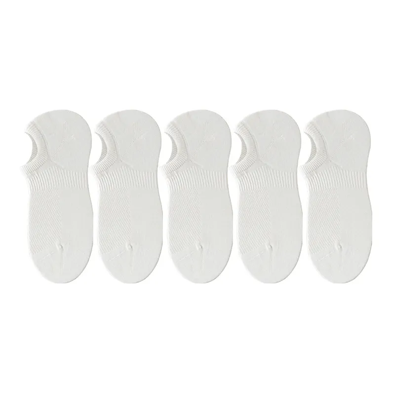 MIIOW No Show Socks Men's 5 Pack-0
