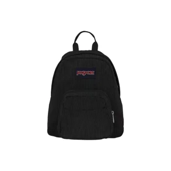 JanSport Recyclable Polyester Backpack Mini Unisex Black Corduroy Color