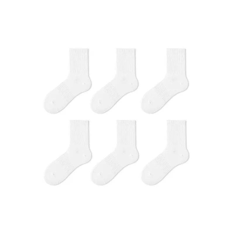 SOIE Mid Calf Socks Unisex 6 Pack-45