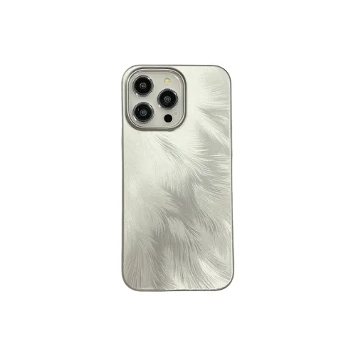 Koman ABS+PC Material Summer Fresh Iridescent Feather Phone Cases Suitable For Apple IPhone 12/13/14/15/Pro/Ma