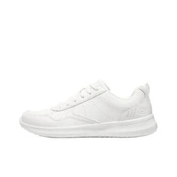 Skechers Go Walk Steady Anti Slip Wear Resistant Low Top Skateboard Shoes Men's White