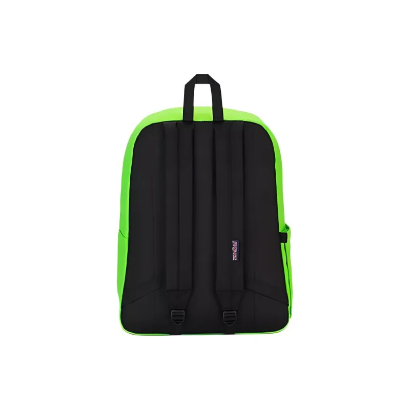 JanSport Recycled Polyester Backpack Unisex Lime Gray Neon Light-5