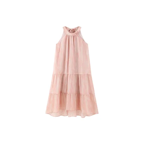 PEACEBIRD Sleeveless Dresses Women's Pink