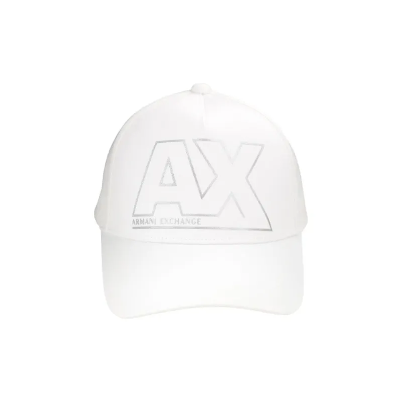 ARMANI EXCHANGE Cotton Baseball Caps Men's White-1