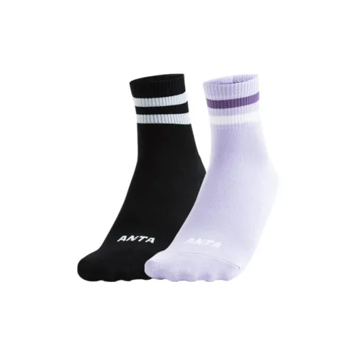 Anta Life Collection Mid-Calf Socks Unisex 2 Pack