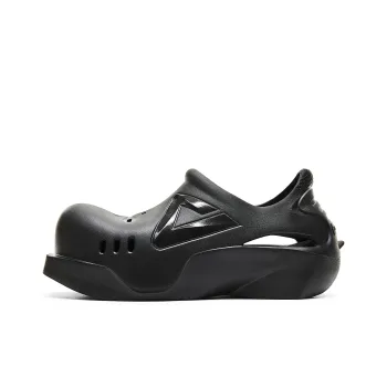 PEAK Taichi Doodle Shoes Clogs Women's All Black