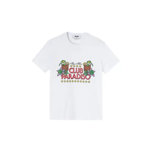 MSGM T-Shirts Women's White