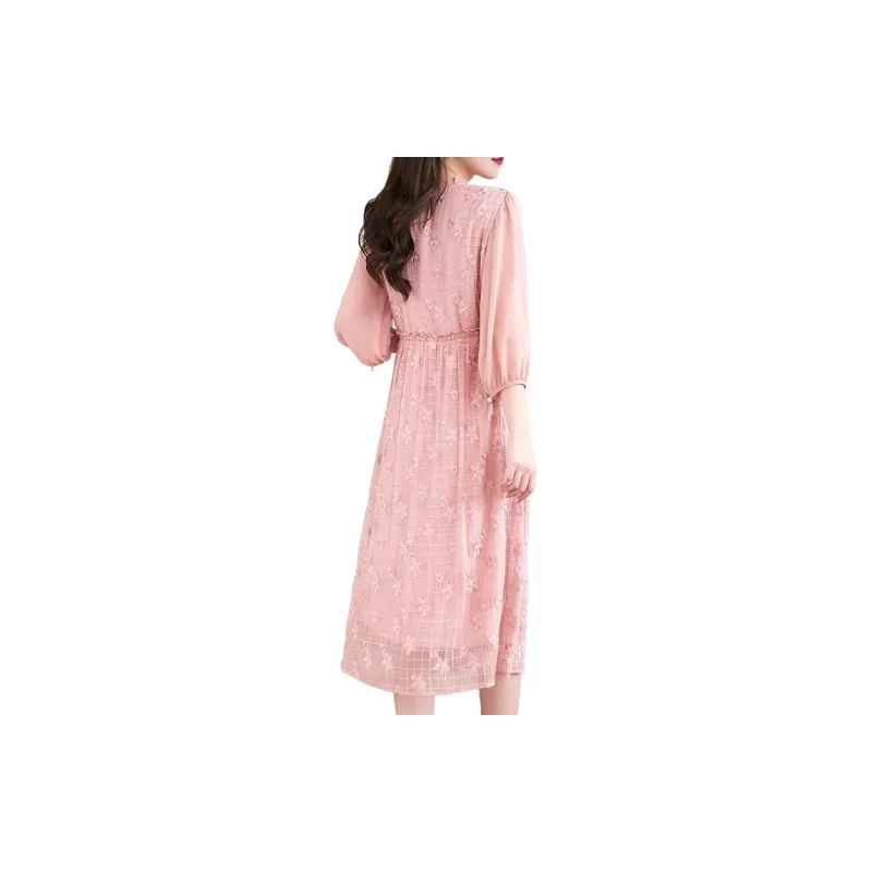 To The West Long Sleeved Dresses Women's-8