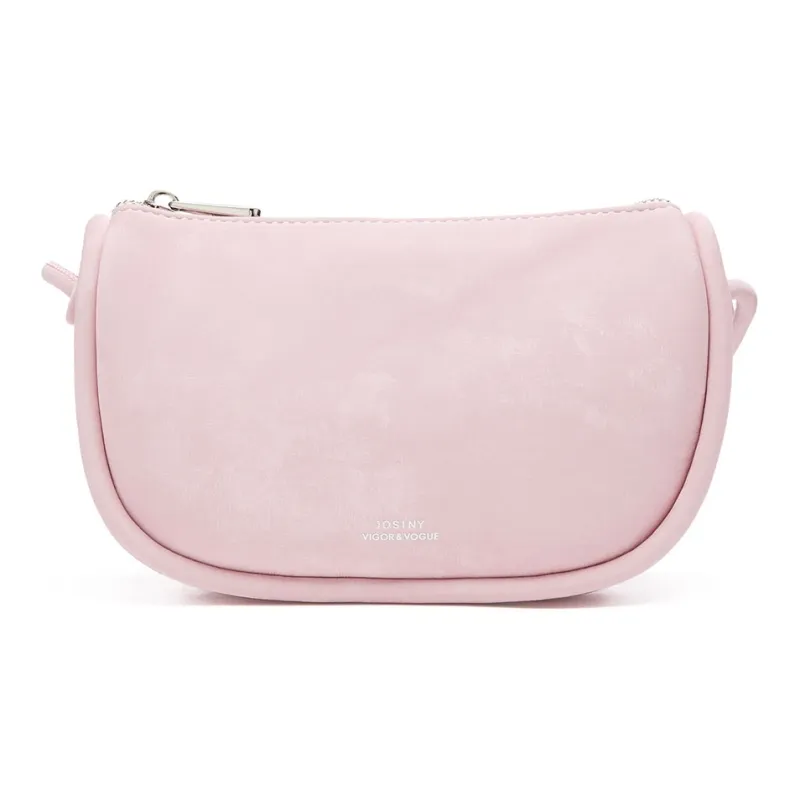 JOSINY PU/Split Cow Leather Shoulder Bag Women's Black/Silver Gray/Yellow/Army Green/Nude Pink-19