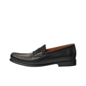 HERMES Kennedy Loafers Men's Black
