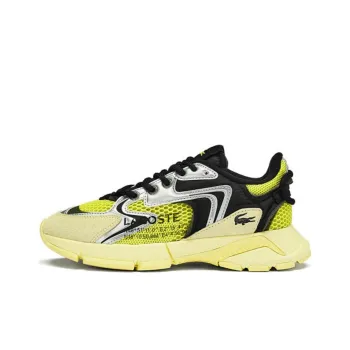 LACOSTE L003 Neo Low-Top Casual Shoes Women's Yellow Black