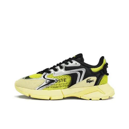 LACOSTE L003 Neo Casual Shoes Women's Low-Top Yellow Black