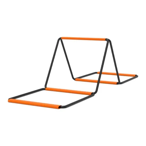 MIKING Soft Rope Ladder Black Orange Carbon Steel Woven