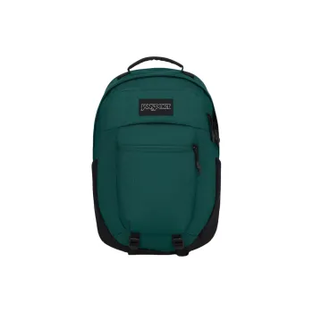 JanSport Recycled Polyester Backpack Unisex Deep Pine Green