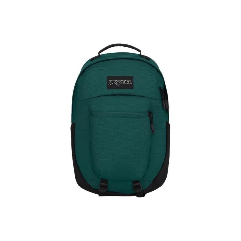 JanSport Recycled Polyester Backpack Unisex Deep Pine Green-0