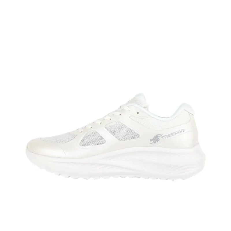 TREEPERI Running Shoes Unisex Low Top White-0