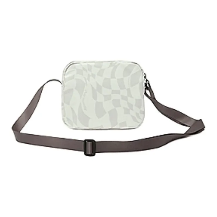 QIAODAN Polyester Shoulder Bag, Crossbody Bag Regular Unisex Cream White All Over Print-2